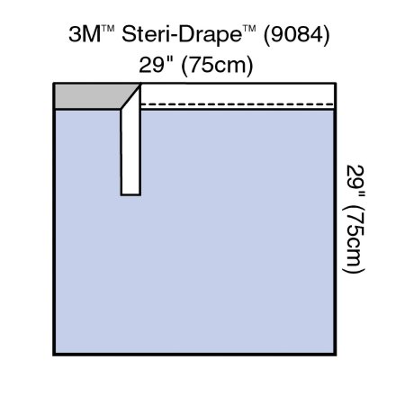3M Surgical Drape 3M™ Steri-Drape™ Towel Drape 29 W X 29 L Inch Sterile - Case of 160 - 9084-CS