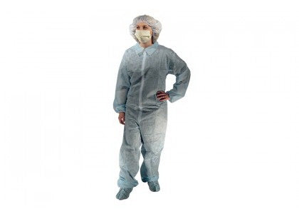 Dukal Coverall 3X-Large White Disposable NonSterile - Case of 25 - 382XXXL-CS