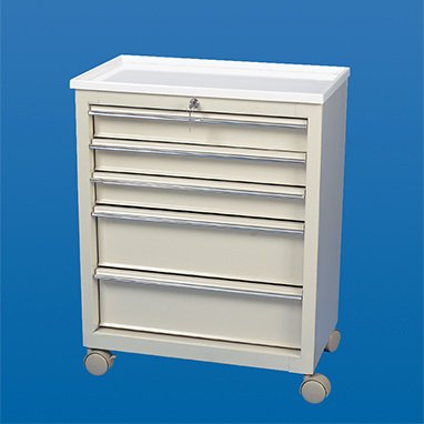Health Care Logistics Bedside Cart 13-1/4 X 24-1/2 X 29 Inch Ivory 2-3/4, 6-1/4 Inch Drawer - Each - 5251-01-EA