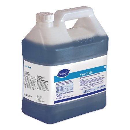Lagasse Diversey™ Virex® II 256 Surface Disinfectant Cleaner Quaternary Based Command Center™ Dispensing System Liquid Concentrate 1.5 gal. Jug Mint Scent NonSterile - Case of 2 - DVS5271416-CS