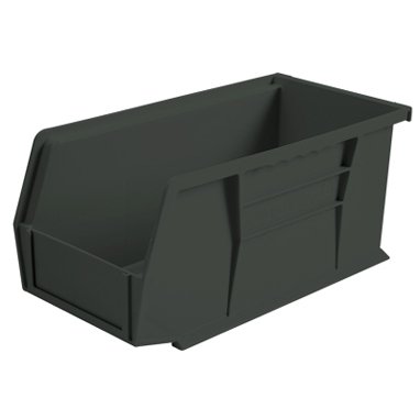 Health Care Logistics Storage Bin HCL® Super Tough Black Plastic 5 X 5-1/2 X 10-7/8 Inch - Each - 1410K-EA