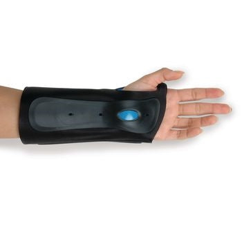 Patterson Medical Supply Wrist Brace Exoform® Contoured Aluminum / Plastic Right Hand Black Medium - Each - 081453711-EA