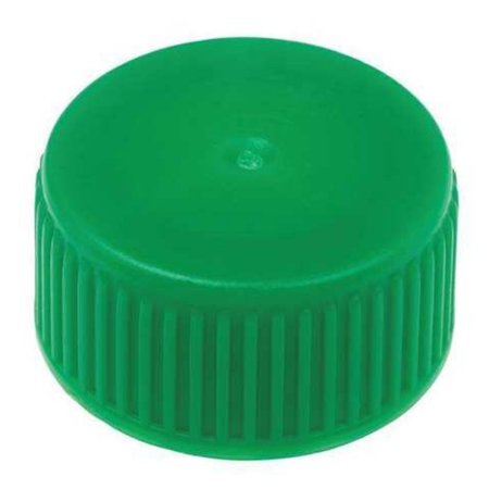 Caplugs Caplugs Tube Closure Polyethylene Screw Cap Green For 13 mm Tubes - Case of 1000 - 300-2068-G20-CS