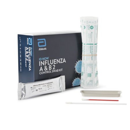 Abbott Rapid Dx North America LLC Immunology Control Swab Kit ID NOW™ Influenza A + B Positive Level / Negative Level 24 Swabs - KT/24 - 425080-KT