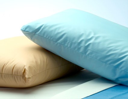 The Pillow Factory Division Bed Pillow CareGuard® Soft 21 X 27 Inch Tan Reusable - Case of 12 - 51173-CS