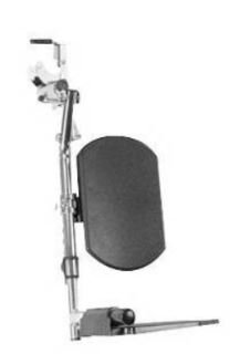 Patterson Medical Supply Wheelchair Footrest / Legrest For Wheelchair - Pair - 081595107-PR
