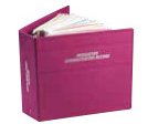 Carstens Prefilled Binder Carstens® 3 Ring Navy Blue / Silver 600 Sheets Side Opening - Each - 1872-3R-EA