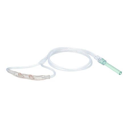 Sun Med ETCO2 Nasal Sampling Cannula with O2 Delivery Low Flow Delivery Salter-Style® Adult Curved Prong / NonFlared Tip - Case of 25 - 16SOFT-25-25-CS