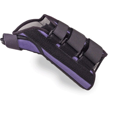 Breg Cock-Up Wrist Brace with Thumb Spica Breg® Aluminum / Foam / Nylon Right Hand Black Medium - Each - 10303-EA
