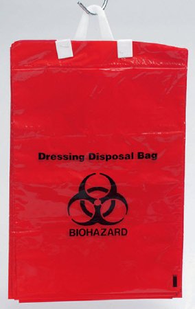 Health Care Logistics Biohazard Waste Bag Health Care Logistics® Red Bag 11-3/8 X 16-7/8 Inch - Box of 50 - 7449-50-BX