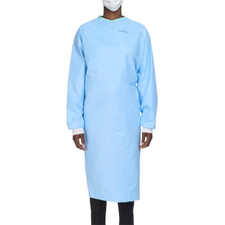 O&M Halyard Inc Surgical Gown with Towel Aero Blue Large Blue Sterile AAMI Level 3 Disposable - Each - 41733-EA