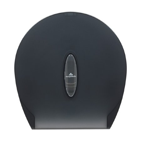 Georgia Pacific Toilet Tissue Dispenser Georgia-Pacific Translucent Smoke Plastic Manual 1 Roll Surface Mount - Each - 59012-EA