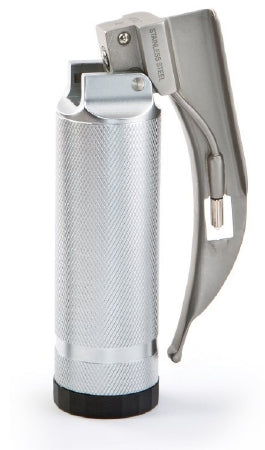 American Diagnostic Corp Laryngoscope Handle Satin™ Conventional 2.5 Volt Stubby Handle - Each - 4067-EA