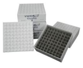 VWR International Storage Boxes with Dividers VWR® - Pack of 12 - 82021-126-PK