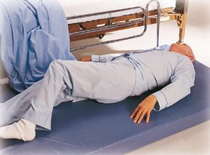 Skil-Care SkiL-Care™ Soft-Fall Bedside Mat Foam / Vinyl 24 X 68 X 2 Inch - Each - 911546-EA