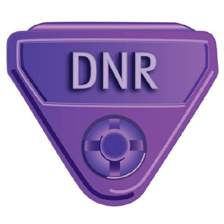 Precision Dynamics Identification Wristband IN-A_SANP® Alert Band Permanent Snap DNR - Box of 1 - WBCLASP-DN8-BX