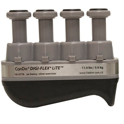Fabrication Enterprises Hand Exerciser CanDo® Digi-Flex® LiTE® Silver 2X-Heavy - Each - 10-3776-EA