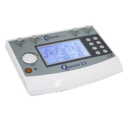 Fabrication Enterprises Clinical Stimulation Electrotherapy Unit Quattro II™ 4-Channel - Each - 13-3370-EA