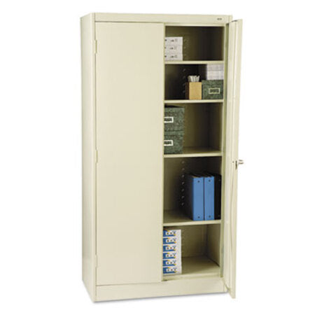Tennsco 72" High Standard Cabinet (Unassembled), 36w x 18d x 72h, Putty - Each - TNN-1470PY-EA