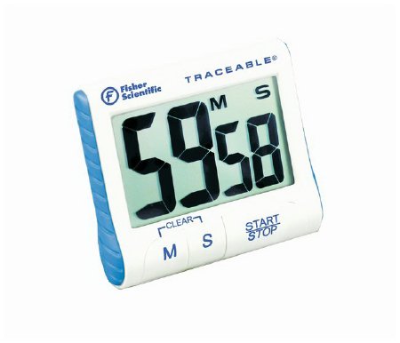 Fisher Scientific Electronic Alarm Timer 4 Way Holder, Count Down Traceable® 100 Minutes Digital Display - Each - 15081100-EA