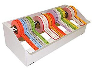 PDC Healthcare Label and Tape Dispenser PDC® 3-5/16 X 5 X 12-1/4 Inch Desktop Manual Pull White pack of 1 For use with Medical Tape / Labels - Each - DPM-16-EA