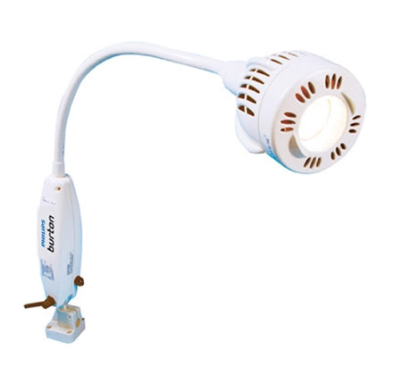 Burton Medical Products Gooseneck Exam Light Gleamer® Wall Mount Halogen 35 Watt White - Each - GLW30FL-EA
