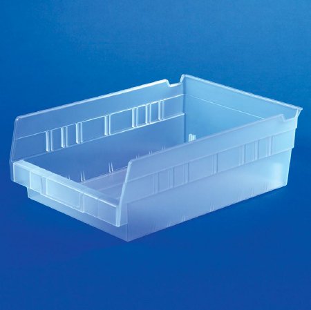 Health Care Logistics Shelf Bin Clear Plastic 4 X 8-3/8 X 11-5/8 Inch - Each - 1447C-EA