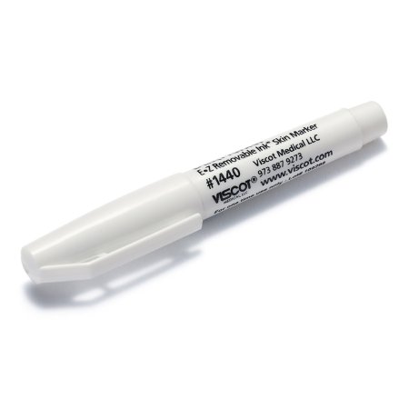 Viscot Industries Skin Marker EZ Removable Ink™ White Regular Tip NonSterile - Case of 30 - 1440-30-CS