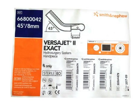 Smith & Nephew Handpiece VERSAJET II Exact Disposable, 45º/8mm - Case of 1 - 66800042-CS