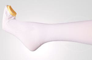 Alba Healthcare Anti-embolism Stocking Lifespan® Knee High X-Large / Long White Inspection Toe - Case of 12 - 558-04-CS