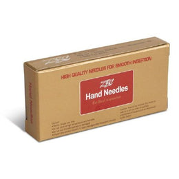 Lhasa OMS Hand Needle DBC™ Sooji Chim Korean 2 Japanese Gauge 8 mm Length Hand - Box of 100 - SOOJI.HAND-BX