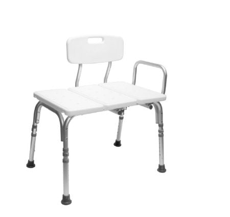 Apex-Carex Healthcare Carex® Knocked Down Bath Transfer Bench Arm Rail 16 to 20 Inch Seat Height 300 lbs. Weight Capacity - Each - FGB15300 0000-EA