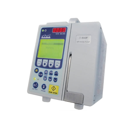 Intuvie LLC (IV Pumps) Large Volume Infusion Pump Z-800F 9.6V, 4.7Ah NiMH Rechargeable Battery Linear Peristaltic NonWireless 1 to 9999 mL Volume 1 to 1200 mL / Hr. Flow Rate Digital Rate Display - Each - 2601A-EA