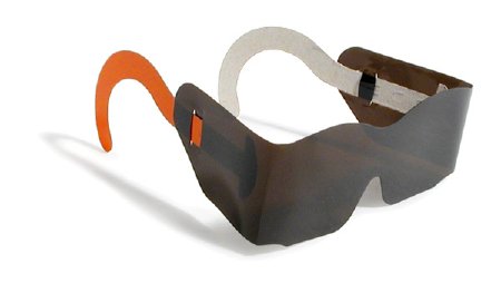 Western Ophthalmics Post Mydriatic Glasses Wraparound Tinted Plastic Lens Over Ear Pediatric - Box of 50 - OS-944-BX
