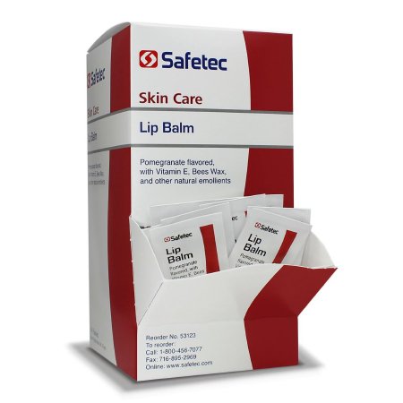 Safetec of America Lip Balm Safetec 0.5 Gram Individual Packet - Case of 1728 - 53123-CS
