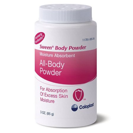 Coloplast Body Powder Sween® 3 oz. Lightly Scented Shaker Bottle Corn Starch - Each - 506-EA