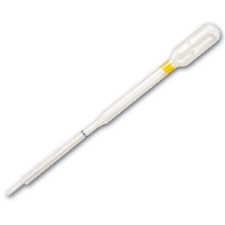 PTS Diagnostics Capillary Blood Collection Tube Micro-hematocrit Plain 40 mm Length 20 µL Yellow Stripe Without Closure Glass Tube - Bag of 25 - 2864-BG