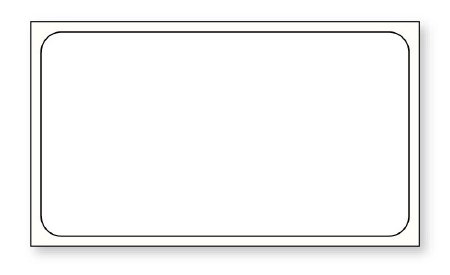 United Ad Label Blank Label Tape Printer Label White Paper 1-1/4 X 2-1/4 Inch - Case of 16 - ULDP3122X-CS