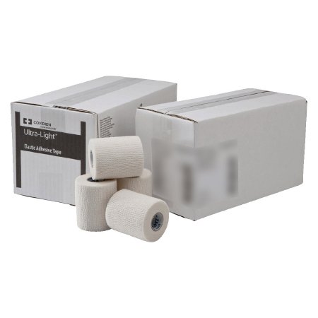 Cardinal Athletic Tape Sher-Light™ White 3 Inch X 7-1/2 Yard Polyester / Cotton / Spandex NonSterile - Case of 16 - 8882317038-CS