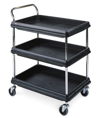 Intermetro Industries Deep Ledge Utility Cart 21-1/2 X 33-1/4 X 33-3/4 Inch Blue - Each - BC2030-3DMB-EA
