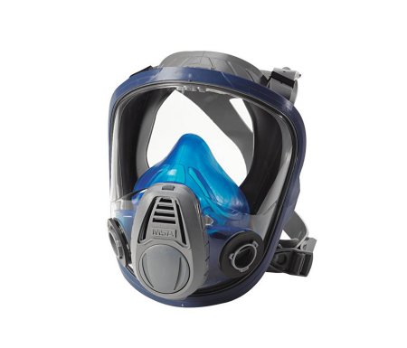Grainger MSA Advantage™ 3000 Reusable Respirator Industrial Full Face Adjustable Head Strap Small Gray / Blue - Each - 3PPP5-EA