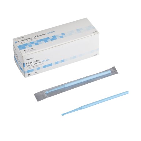 McKesson Ear Curette McKesson Handle with Grooves 4 mm Tip Curved Tip - Case of 500 - 520-CS