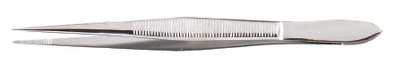 McKesson Splinter Forceps McKesson Argent™ 4 Inch Length Surgical Grade Stainless Steel NonSterile NonLocking Thumb Handle Straight - Each - 43-1-779-EA