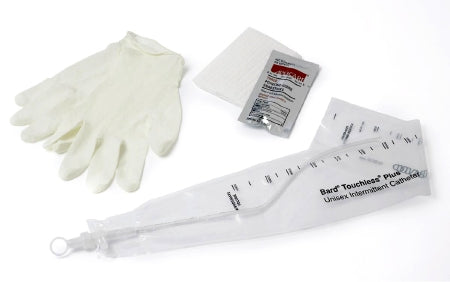 Bard Intermittent Closed System Catheter Touchless® Plus Closed System / Coude 14 Fr. Without Balloon Vinyl - Case of 50 - 4A8114-CS