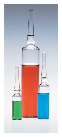 Fisher Scientific Ampule Wheaton® Prescored Gold-Band™ Borosilicate Glass 2 mL Sealable Stem - Box of 1 - 01215B-BX