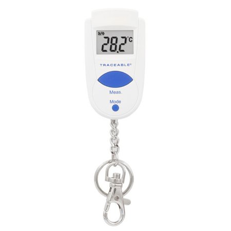 Cole-Parmer Inst. Infrared Thermometer Mini-IR™ Traceable® Fahrenheit / Celsius -7° to +230°F (-22° to +110°C) Infrared Sensor Handheld Battery Operated - Each - 98767-47-EA