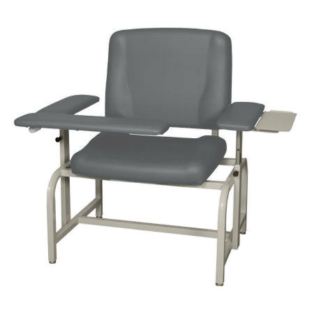 UMF Medical Bariatric Blood Drawing Chair Model 8690 Flip-up Arm River Rock - Each - 8690-EA