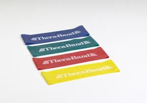 Performance Health Exercise Resistance Band Loop TheraBand® Blue 3 X 8 Inch Heavy Resistance - Box of 10 - 20840-BX