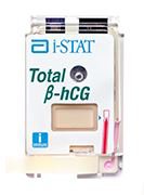 Abbott Point of Care Reagent i-STAT® Reproductive Endocrinology Assay Blood Human Chorionic Gonadotropin For i-STAT® System Critical Blood Analyzer 25 Tests 1 X 25 - Box of 25 - 05P5825-BX