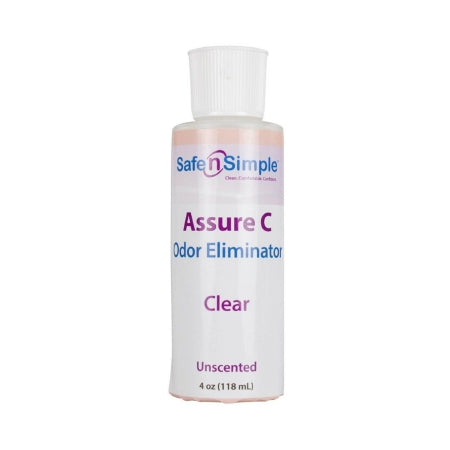 Safe N Simple Odor Eliminator Assure C 4 oz., Clear - Case of 12 - SNS41404-CS